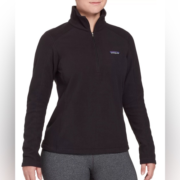 Patagonia Quarter-Zip Pullover Fitted Fleece Jacket - Picture 1 of 9